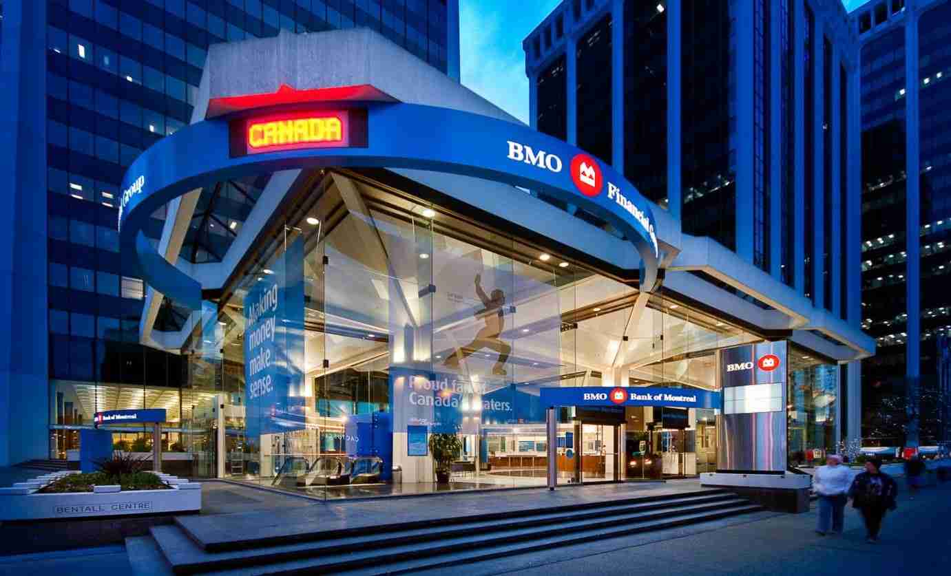 Bank branch. Банк Монреаля. Bank BMO Canada. Bank of Montreal Canada.