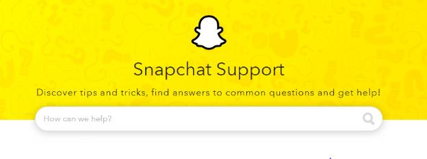 snapchat canada support