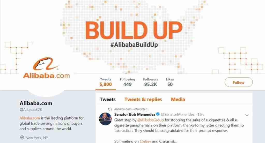 Alibaba social media