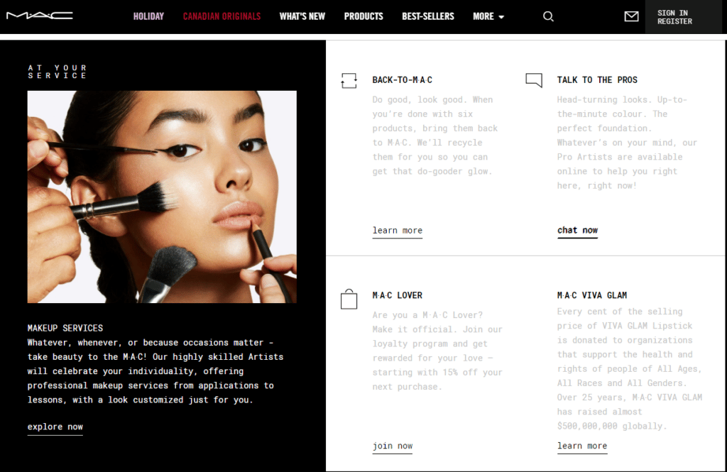 how do i change profile pic on mac cosmetics website