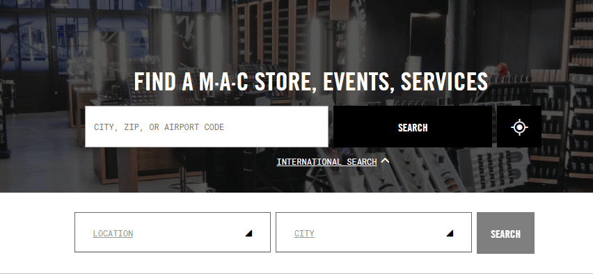 mac cosmetics website