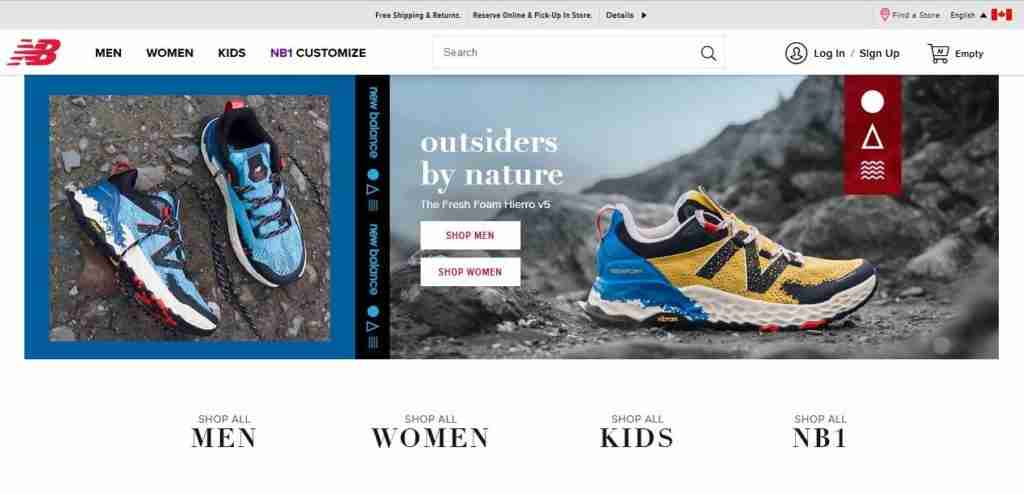 new balance canada website