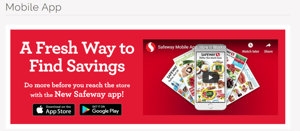 safeway app