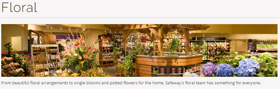 safeway floral