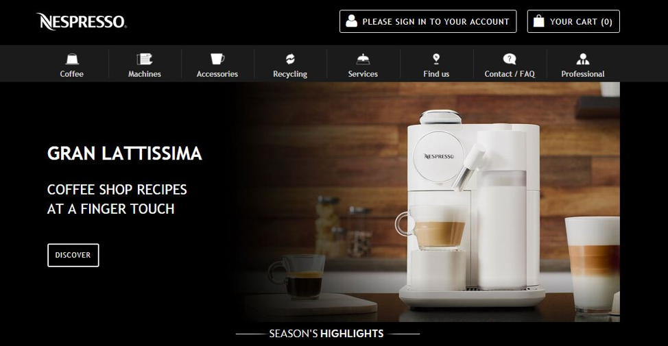 nespresso support canada