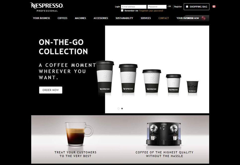 Nespresso professional support