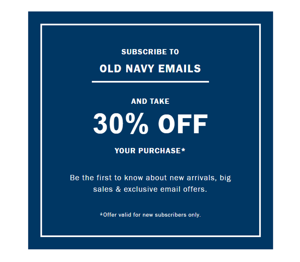 old navy email