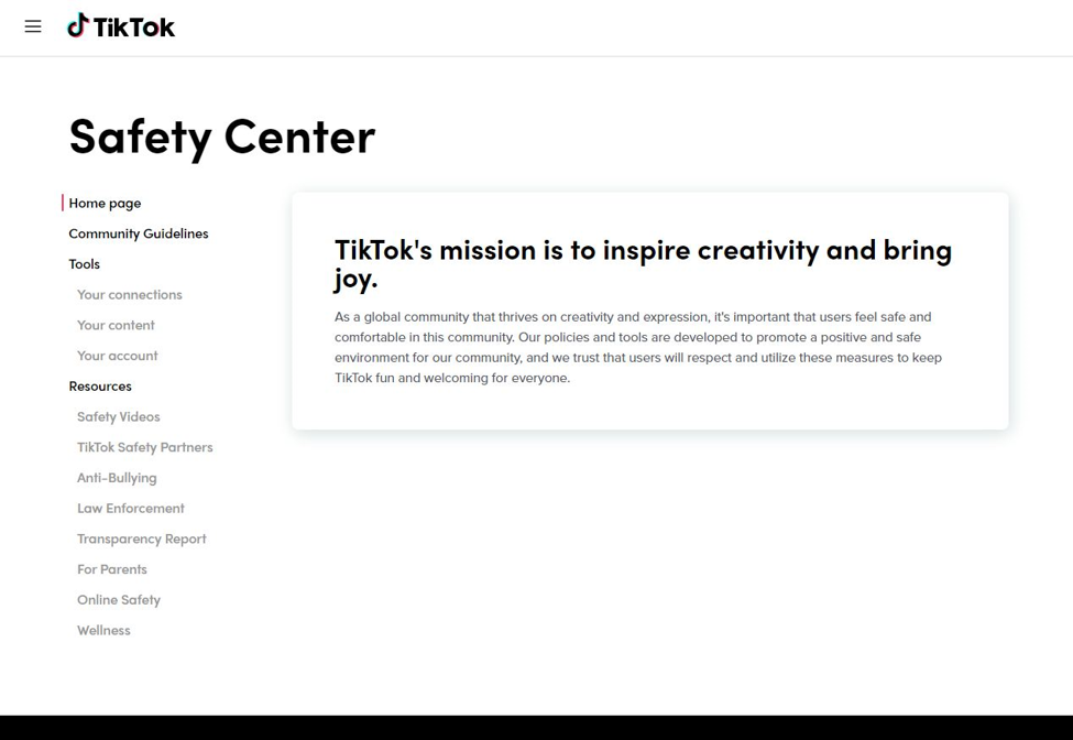 tiktok safety