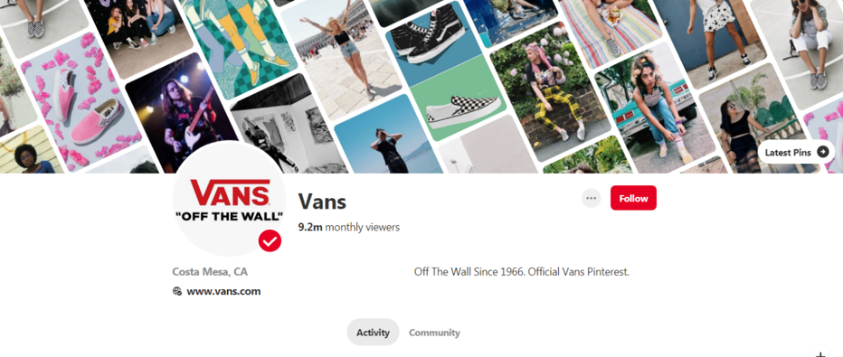 Vans instagram canada