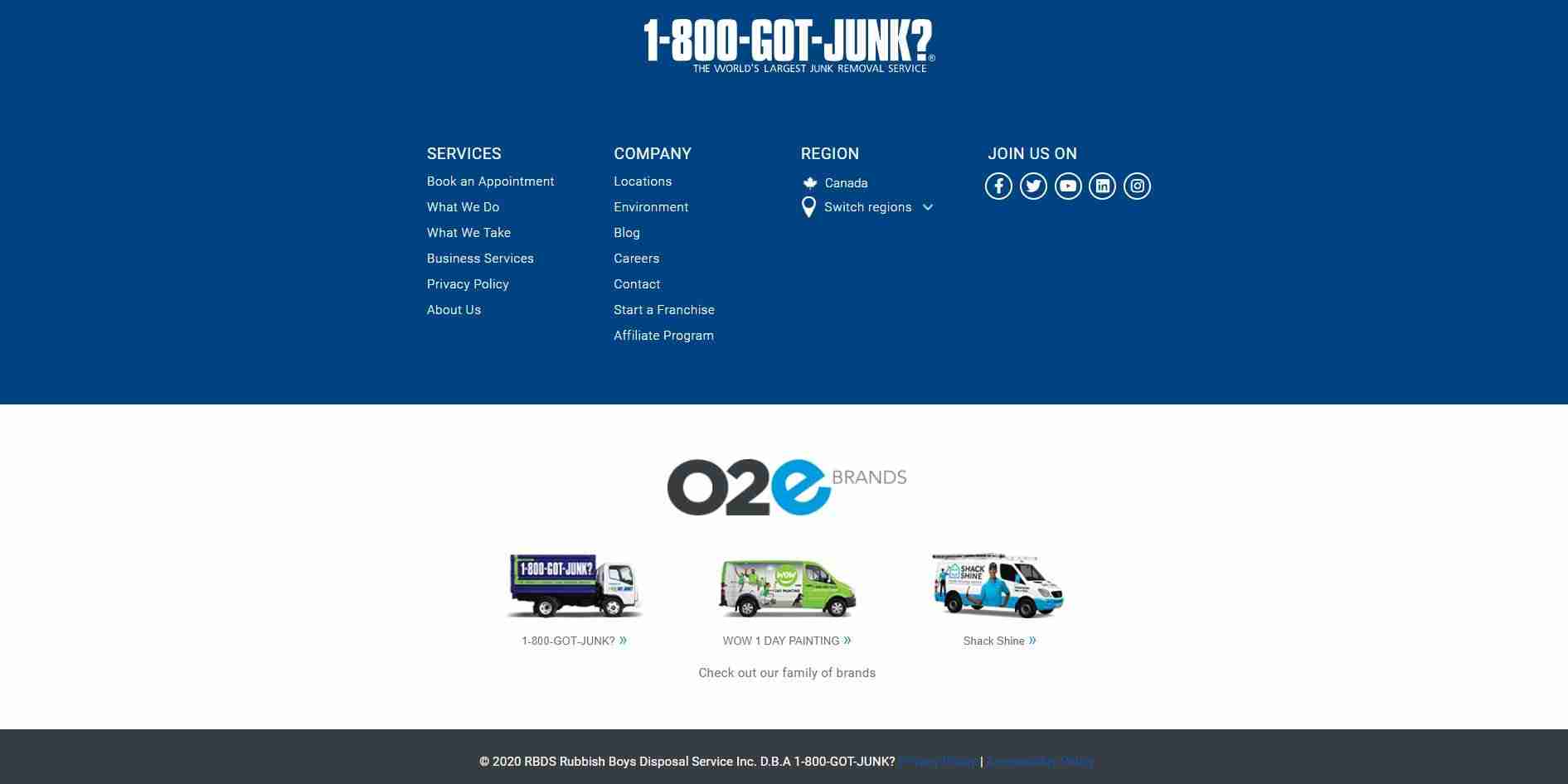  1-800-Got-Junk’s? Customer Support Service Page