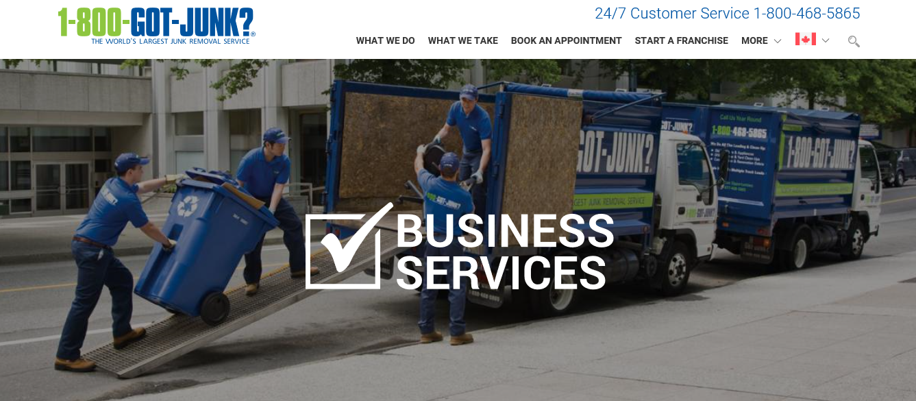  1-800-Got-Junk’s? Business Services Page