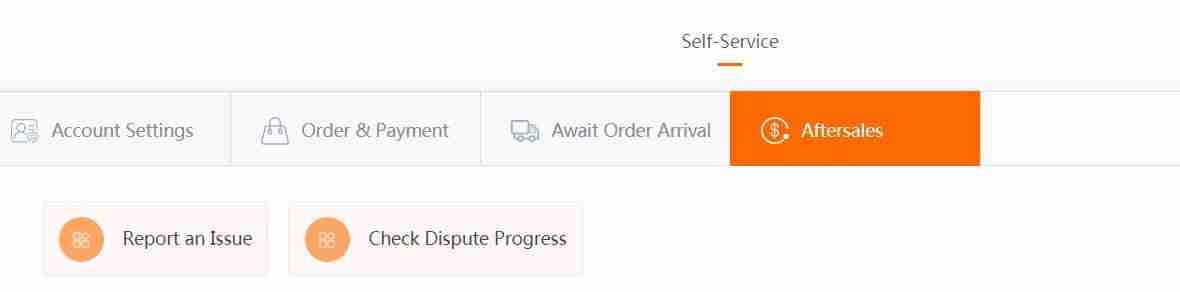 Self-Service at AliExpress