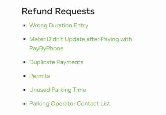  How to refund requests on PayByPhone