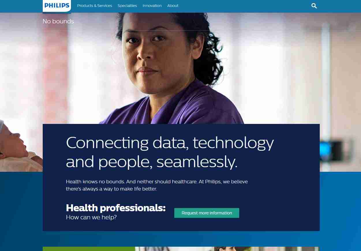 Philips Health Professionals Page