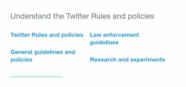 Twitter General Guidelines