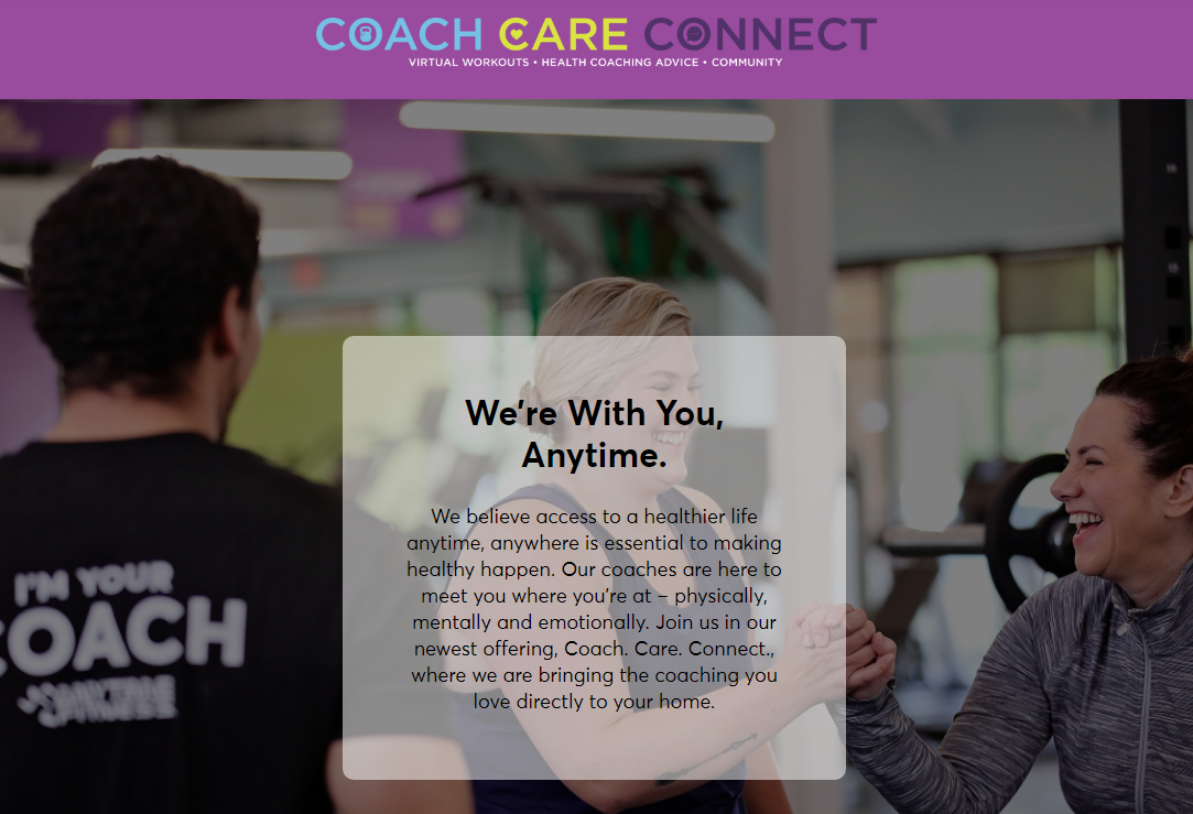  Anytime Fitness coach care connect 